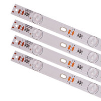 Bande lumineuse dure LED extérieure 3030 réfléchissante diffuse pour boîte à lumière publicitaire en aluminium étanche LED bande rigide barre lumineuse