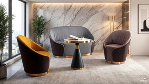 Juego de Mesa y Sillas Ovaladas de Madera y Hierro Ecológico Moderno, 2 Sillas Ahorradoras de Espacio, para Hogar, <span class=keywords><strong>Restaurante</strong></span>, Cafetería, Hotel, Gimnasio, Exterior, Duradero - Product Image 3