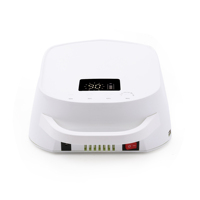 Lampe UV Gel Lampe à ongles sans fil Lampe LED rechargeable en acrylique avec 4 modes de minuterie