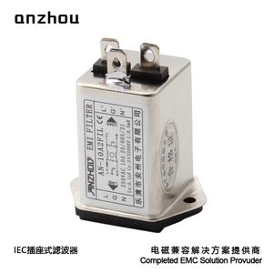 Filtre de prise Anzhou IEC AN-10A2FIL avec fusible 250V 10A, protection EMI RFI pour équipement électrique - Product Image 4
