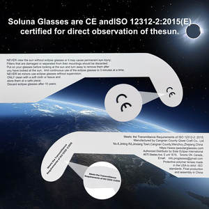 <span class=keywords><strong>Lunettes</strong></span> <span class=keywords><strong>éclipse</strong></span> <span class=keywords><strong>solaire</strong></span> papier américain approuvé papier PC enfants acrylique <span class=keywords><strong>lunettes</strong></span> de soleil nouvel an rouge unisexe mode <span class=keywords><strong>lunettes</strong></span> de soleil - Product Image 4