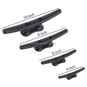 Émerillons de quai pour bateaux, revêtement électrophoretique noir, émerillons d'amarrage pour bateaux 6/8/10 pouces, émerillons de quai en fer avec quincaillerie - Product Image 4