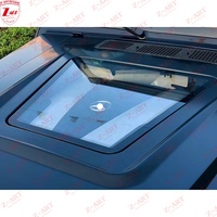 Capot moteur en aluminium Z-ART W463 pour Mercedes Benz Classe G 1990-2018, capot moteur transparent pour Classe G W463, couvercle avant