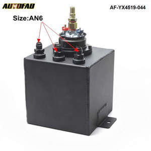 Tanque de compensación de combustible de aluminio de <span class=keywords><strong>palanquilla</strong></span> negra 2L + 1 bomba de combustible externa 044 EP-YX4519-044 - Product Image 3