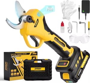 Sécateur sans fil Tondeuse sans brosse Outil <span class=keywords><strong>électrique</strong></span> Ensemble d'élagage <span class=keywords><strong>Ciseaux</strong></span> <span class=keywords><strong>à</strong></span> <span class=keywords><strong>bois</strong></span> professionnels Jardinage Élagage <span class=keywords><strong>électrique</strong></span> - Product Image 1