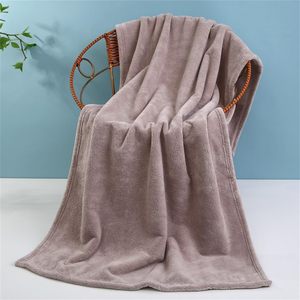 Ensemble de serviettes en polaire corail de haute qualité, écologiques, séchage rapide, microfibre, couleur unie, pour la maison, la plage et l'extérieur - Product Image 5