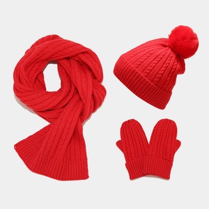 2023 recién llegado, venta al por mayor, conjuntos <span class=keywords><strong>de</strong></span> guantes y gorros <span class=keywords><strong>de</strong></span> punto <span class=keywords><strong>de</strong></span> invierno, 7 <span class=keywords><strong>colores</strong></span> disponibles, incluida la bufanda para clima frío - Product Image 3