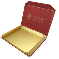 Boîtes magnétiques en papier métallisé doré de luxe Dates Emballage de chocolat de Dubaï Boîte pliable pour cadeau personnalisé pour biscuits et bonbons