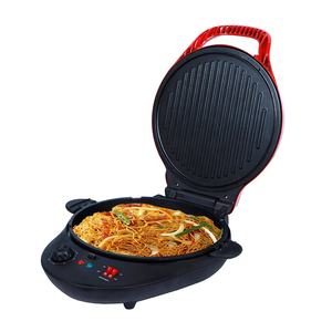 Température <span class=keywords><strong>individuelle</strong></span> et minuterie contrôle pizza tarte hamburger machine barbecue plaque chauffante portable maison électrique burger grill - Product Image 6