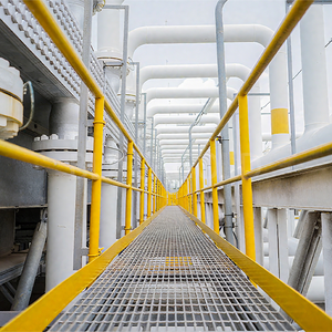 현대 25mm 스테인레스 스틸 아연 도금 산책로 격자 최고의 가격 금속 건축 자재 바닥 금속 그릴 - Product Image 4