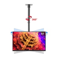 Cold Rolled Tv langit-langit baja dudukan, braket langit-langit TV Universal tinggi dapat diatur 770-1020mm untuk Tv datar/melengkung 26 "-60"