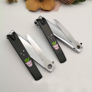 핫 세일 스테인레스 스틸 안티 스플래시 실버 컬러 발가락 손톱 깎기 손가락 손톱 깎기 고품질 네일 커터 클리퍼 - Product Image 4