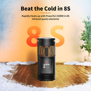 Calentador de espacio eléctrico de aire rápido portátil negro Fashional Mini EleABS + <span class=keywords><strong>ctronics</strong></span> con termostato ajustable - Product Image 4