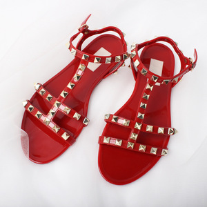 Sandalias de playa de gladiador con correa al tobillo y remaches, tacón cuadrado de 6 cm, de PU resistente, sin cordones, para verano y otoño, diseño de diseñador, a la moda 2026 - Product Image 5