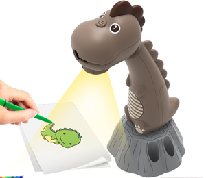 教育技术投影仪光恐龙磁性画板桌玩具带水彩笔ABS塑料8.5英寸 - Product Image 6