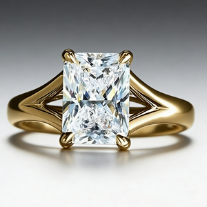CUSTOM <b>SILVER</b> 10K/14K/18 SOLID GOLD CLASSIC LAB GROWN CVD IGI VVS-VS QUALITY BRILLIANT CUT ENGAGEMENT PARTY FASHION CLUSTER <b>RING</b> - Product Image 2