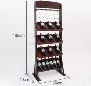 madera expositor para <span class=keywords><strong>vino</strong></span> <span class=keywords><strong>tinto</strong></span> tienda madera estante - Product Image 6