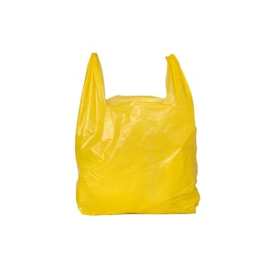 2023 Usine En Gros HDPE Personnalisé Bio Sac À Provisions En Plastique Sac Fourre-Tout En Plastique T-Shirt Sac - Product Image 1