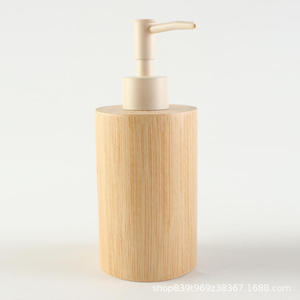 WanuoCraft Offre Spéciale Bouteille de Shampooing en Bambou Biodégradable Écologique avec Pompe pour Gel Douche/Lavage Corporel Fabriquée en Chine pour Usage Domestique - Product Image 1