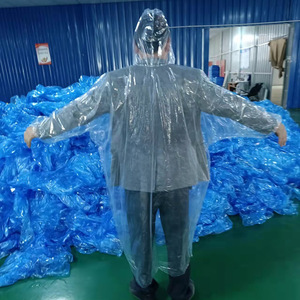 Poncho de pluie jetable pour adulte, en PE, avec capuche, taille unique, pour la randonnée, le camping et les activités de plein air - Product Image 3