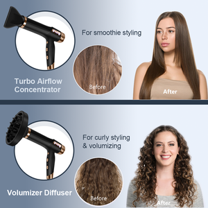 Secador de Pelo Profesional sin Aspas con Control de Temperatura, Viento Frío y Caliente, Estilizador de Cabello al por Mayor - Product Image 6