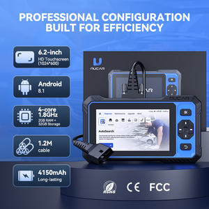 Outil de diagnostic automobile professionnel MUCAR 632 avec diagnostic intelligent IA, 4 systèmes ECM+TCM+ABS+SRS, mise à jour gratuite à vie, scanner - Product Image 2