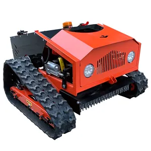 A finely crafted robot lawn mower for orchard reclamation using gasoline Slope weeder zero defect 360 degree rotary