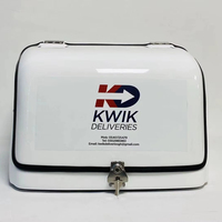 FRP GRP fibra de vidrio compuesto plástico aislamiento KFC caja de entrega de alimentos en la motocicleta