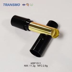 Envase Vacío para Bálsamo Labial de 2.8g, Tubo de Plástico Dorado, Negro o Transparente para Lápiz Labial DIY, Tubo Redondo para Bálsamo Labial - Product Image 4