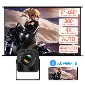 Excel Digital HY320 Hot Sale Projector LCD full hd Android 11 1080P Smart Portable home theater Video hy320 Projector for Cinema