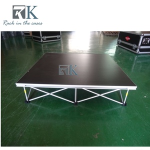 Scène portable antidérapante de haute qualité pour l'extérieur et l'intérieur, plateforme de scène en aluminium, podium pour événements musicaux - Product Image 3