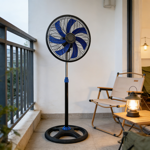 Ventilatore da Terra OEM ODM 18 Pollici, 7 Pale, Ampio Voltaggio 110-240V, 60W, 3 Velocità, Vendita all'Ingrosso - Product Image 1