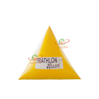 Marque flottante scellée personnalisée Bouée de compétition de triathlon aquatique Grande bouée d'avertissement de natation aquatique