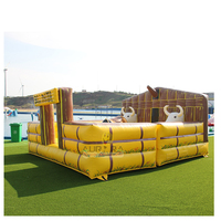 आउटडोर खेल का मैदान बैल inflatable मैकेनिकल रोडियो बच्चों यांत्रिक बैल की सवारी