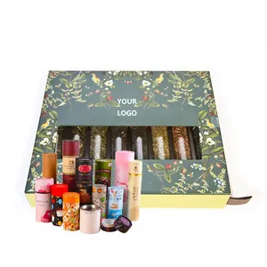 Biểu tượng tùy chỉnh các tông quà tặng ống giấy kinh doanh nhỏ carton tùy chỉnh các tông hộp quà tặng bao bì cho trà cà phê thực phẩm mù hộp - Product Image 1