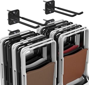 Comfort Elegante: Trasforma gli Spazi con la Versatilità di ganci per la conservazione di sedie pieghevoli