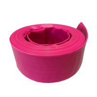 Tuyau plat en PVC bleu de haute qualité, 2-6 pouces, pression de service, utilisation facile, équipement agricole et de lutte contre les incendies, résistant à la coupure