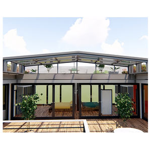 Veranda Mobile pieghevole elettrica in lega di alluminio tetto retrattile personalizzato High-End esterno cortile alluminio Pergola <span class=keywords><strong>vetro</strong></span> - Product Image 5