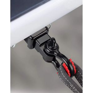 2-Zoll-Anhängerkupplungsstiftempfänger D-Ring Schäkel Hochleistungs-Massiv 3/4 ''Schäkel halterung LKW-Abschlepp zubehör Anhänger kupplungs empfänger - Product Image 3