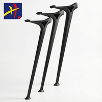 Pieds de table réglables en acier chromé moderne pour hôtel, bureau, salle de conférence et restaurant