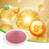 Vitamine B12 Cyanocobalamine en poudre la plus vendue, soluble dans l'eau, qualité alimentaire, supplément naturel pour adultes 1%-98%