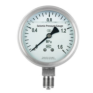 Presión mecánica Monameter 0-5Mpa 0-6Mpa 0-16Mpa 0-25Mpa Manómetro a prueba de golpes M20 * 1,5 G1/4 Medidor de presión de rosca - Product Image 4