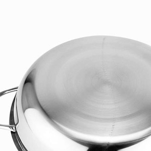 Marmite à double saveur en acier inoxydable de grande capacité à usage commercial domestique adaptée à la cuisinière à induction - Product Image 3