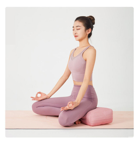 Coussin de yoga rectangulaire doux et de haute qualité, lavable, pour la maison et le studio, avec éponge intégrée – Meilleure vente - Product Image 1