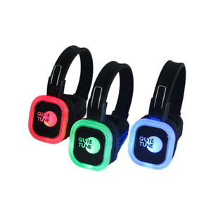 Chất Lượng Hàng Đầu Im Lặng Disco Tai Nghe Với <span class=keywords><strong>Transmitter</strong></span> Hush Âm Nhạc Lễ Hội Headphone Tiếng Ồn Hủy Bỏ Tai Nghe Im Lặng Disco Đảng - Product Image 3