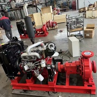 Pompe à incendie de moteur diesel de l'eau de machine de livraison centrifuge d'alimentation horizontale d'usine