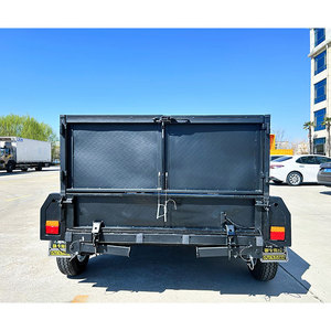 Ventes directes d'usine, la nouvelle remorque hydraulique noire à deux essieux est hautement compatible - Product Image 6