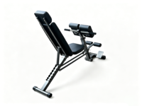 Banc de musculation professionnel réglable et pliable, station d'entraînement inclinable et déclinable, équipement polyvalent pour la musculation à domicile