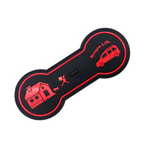 Sous-verre porte-gobelet pour Renault <span class=keywords><strong>Kangoo</strong></span> 2021- <span class=keywords><strong>2023</strong></span> Cup Pad Camry accessoires de voiture Tapis de tasse de voiture Rouge - Product Image 1