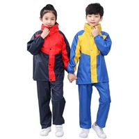Imperméable en Nylon pour enfants de haute qualité combinaison de pluie en Polyester imperméable Durable pour étudiants classique réutilisable coupe-vent garçons filles